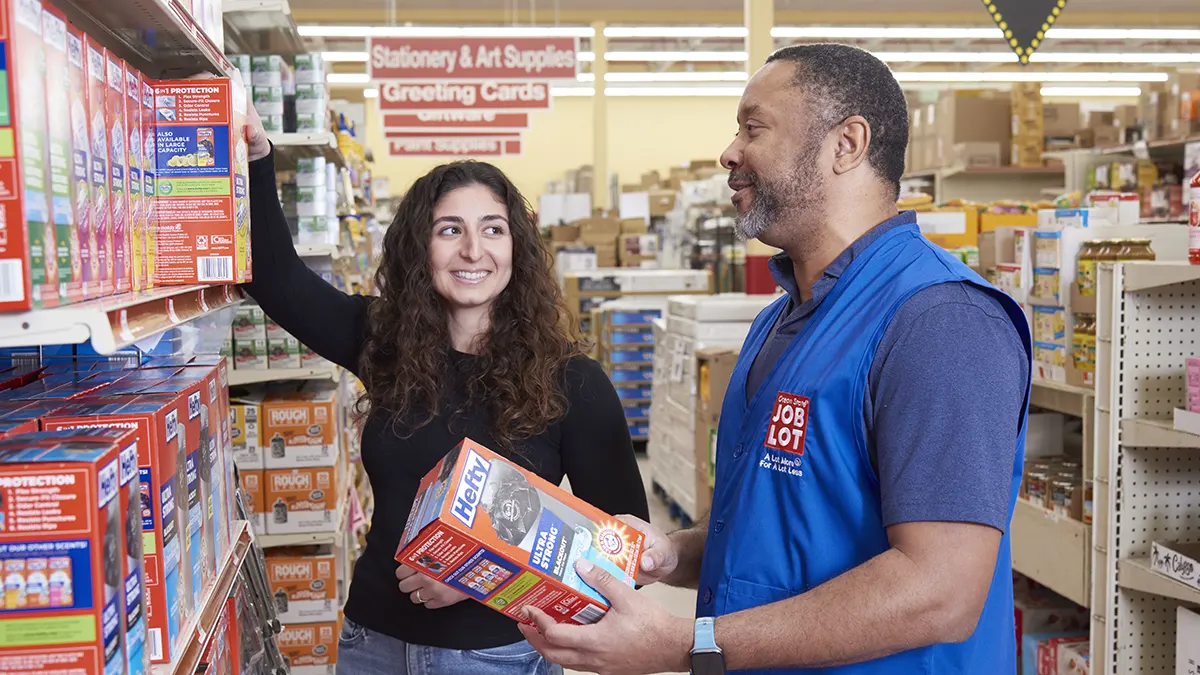Ocean State Job Lot employees in the store - RUCKUS case study
